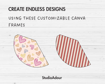 Paper Cone Editable Canva Template, Drag and Drop, Birthday Cone Sublimation Template, Party Cone Hat, Candy Cone Template, DIY Treat Cone